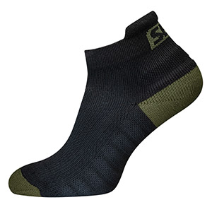 Endure トレーナーソックス BLACK